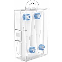 Dustproof Toothbrush Head Storage Box Compatible with Oral B, iO & Philips Sonicare Electric Toothbrush Replacement Brush Heads