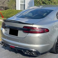 For Jaguar XF XFL XFR XFR-S X260 2008-2023 Carbon Fiber Car Trunk Boot Lip Spoiler Wing Lid Big