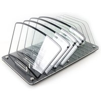 Miniature Display Car Windshield &Door Glass Demo Kit With 10sloted Glass Holder For Window Tint Box Testing& Demo MO-623B