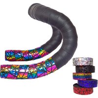 Road Bike Colorful Reflective Handlebar Bar Tape Non-Slip Breathable Sweat-Absorbing Shock-Wrapping Tapes EVA+PU Handlebars Tape