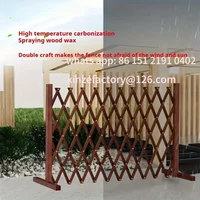 Customizable Home, Bedroom, Doorway & Stairs Retractable Wooden Pet Gate for Dogs Cats - Easy Install Indoor Safety Barrier