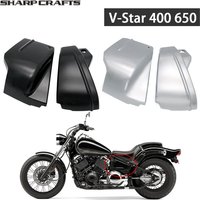 Motorcycle Accessories Side Battery Fairing Covers Panel For Yamaha V-Star XVS400 XVS650 Dragstar DS400 DS650 Custom Classic