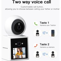 SZSINOCAM 3MP Wireless WIFI Security Camera Video Call Baby Safety Protection Monitor Screen Button Call PTZ Auto Tracking