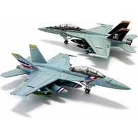 1:72 Scale F/A-18 Super Hornet Bounty Hunter VFA-2 Plastic Diecast Aircraft Model US Navy Fighter Jet Collectible Toy Gift