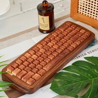 Wood Grain Texture Side Print Keycaps Cherry Profile PBT 130 Keys Full Set for 60% to 108 Layouts MX mechanical keyboards