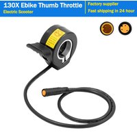 12V-72V Waterproof Speed Control Paddle Throttles Grip Throttles For Electric Bike 3 Pin 130X Thumb Throttle Accelerator Parts