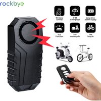 Rockbye Bicycle Alarm Security Lock with Wireless Remote Anti-thief Bike Motorcycle Alarm Lock Outdoor Cycling Safety Device