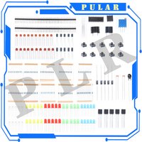 DIY New Electronics Components Basic Starter Kit for Arduino UNO MEGA2560 Raspberry Pi with LED Buzzer Capacitor Resistor
