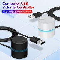 New Computer Volume Control Switch Universal Desktop Laptop USB External Extension Cable Volume Adjuster
