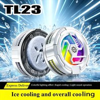 New Semiconductor Phone Cooler Fast Refrigeration Cooling Fan Mobile Gaming Radiator Heat Sink Cooling Gadget