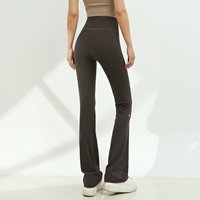 High-end Flared Yoga Pants for Women High Waist Sports Tight Pilates Hip Lifting Fitness Pants Yoga Wide Leg Sports Leggings