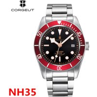 Luxury Corgeut Watch 100M Waterproof Japan NH35 Automatic Mechanical Wristwatch Full Steel Sapphire Men Watch Dress Male Clock