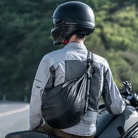 AliExpress ROCKBROS Car bag Motorcycle Helmet Backpack Large Capacity Travel Bags Reflective Female Men Motorcycle Rider Helmet Bags Accessories