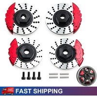 New RC Car Upgrade Aluminum Alloy Brake Disc Calipers Kit#8367#8356 For 1/10 Traxxas 4-Tec Drift Ford Mustang Upgrade Parts