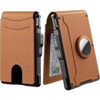 Wallet for Men Large Capacity Card Holder with Multiple Card Slots Flip Design Carbon Fiber Metal Card Case Durable Slim Purse
