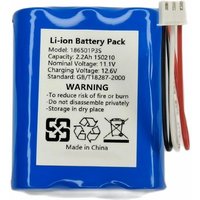 18650 1P3S 2.2Ah 11.1V Rechargeable Lithium Battery Pack Accessories for Electronics 1PCE