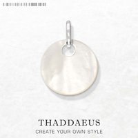 Pendant Ornament Shell Disc Brand New Fashion Jewelry Europe 925 Sterling Silver Soul Accessories Gift For Woman