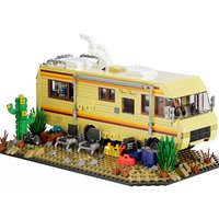 Technical Breaking Bad RV Adventure Camper Bus Car Model Building Blocks Fit Car Vehicle Assemble Bricks Toys For Avid Fans image 4