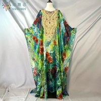Belly Dance Robe for Women Elegant Persian Gulf Hair Dance Khaleegy Khaleeji Printed Robe for Competition Performance Clothings