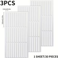 Odorless Dual-Sided Adhesive Tape-Strong Hold, Clear Tape for Nail Art, Press-On Nails, Display Strips and Crafting DIY Projects