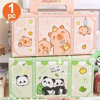 1 Stationery Gift Box Set, Blind Box, Includes Ballpoint Pens, Stickers, Notebooks, Pencil Cases, and Other Stationery, Portable Design, Various Styles, Complete Set, Suitable for Holiday Gifts,