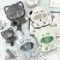 New 10cm Angel Fantasy Series Cotton Doll Cloak Star Cat Bone Rabbit Earrings Bear Love Dog No Attribute Clothing For Plush Toy