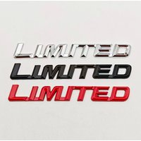 New 3D Metal Chrome Car Styling Logo LIMITED Emblem Badge Limited Edition trunk Body Sticker Decal Fender Emblem Auto Accessory