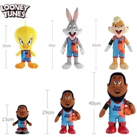 Space Jam 2 Cartoon Movie Plush Toy A New Legacy James Bugs Bunny Lola Bunny Rabbit Duck Stuffed Animals Figure Doll Toys Gift