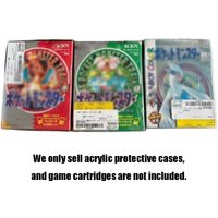 Acrylic clear case for GAME BOY GBC GBA Pokemon Red/Green/Silver game card transparent storage magnetic acrylic box