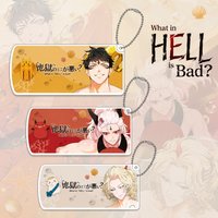 What in Hell Is Bad Mammon 6cm Acrylic Stand Keychain Anime Figure Desk Decor Kawaii Itabag Accessories WHB Game Fans Charm Gift