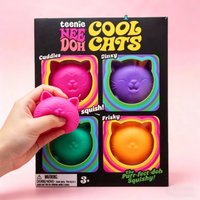 Schylling&‘’ DOH Cool Cat Squishy Toys Slow Rise Stress Relief Ball Sensory Fidget Toys for Adult Kids Anti-Anxiety Sensory Toys
