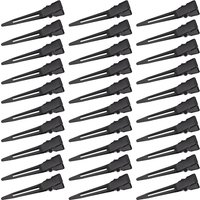 50 PCS 1.77" Prong Curl Clips Gold Curl Pins Duckbill Section Clips Metal Alligator Clips for Hair Extensions Styling(4.5cm)