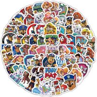 50PCS Cute Cute PAW Patrol Anime Stickers Decoration DIY Phone Notebook Suitcase Laptop Fridge Graffiti Cartoon Sticker