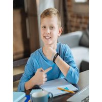 Vibrating Wrist Alarm Clock Timer Clock Vibrating Wristband 3 Alarms Daily Organizer Timer for Kids Adults Men Women Teens