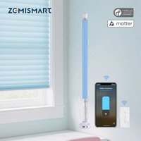 Zemismart Matter Thread Rechargeable Electric Roller Blinds Motor for 17 25 28mm Tube Support Homekit Smartthings Google Home