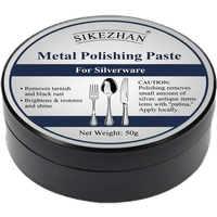 Silver Polish Paste - Tarnish Remover for Sterling & Silver-Plated Cutlery, Trays & Candlesticks - Non-Scratch, High-Gloss Sheen