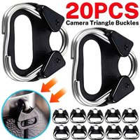 2-20PCS Camera Shoulder Strap Triangle Split Ring Hook Stainless Steel ABS Lug Hook for Fujifilm Olympus Universal Belt Lanyard