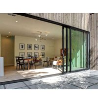 Factory Direct Sale Multiple Panels Large Size Sliding Door Fashionable Exterior Design Glass Sliding Doors Sliding Patio Doors