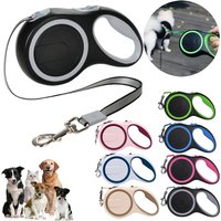 3 Meters 5 Meters Strong Pet Leash Nylon Retractable Leash for Medium Large Dogs Walking Lead Automatic Extending Dog Leash Rope