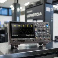 High Resolution Color LCD DSO Oscilloscope SDS814X HD 200MHz 100MHz 4 Channels 1 Year Warranty SIGLENT 25Mpts/ch 500kWFMs/s