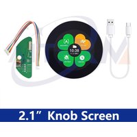 2.1 Inch 480*480 Round Circular IPS Color LCD Display And Magnetic Encoder Knob ESP32-S3 Module N16R8 ST7701 2.4G WIFI for NEST