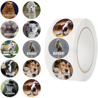 500PCS/Roll Cartoon Animals Stickers For Teachers Parents DIY Craft For Kids Reward School Classroom Cartoon Cute Stickers