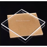 SL Thick 1-10mm Transparent Acrylic Plate Handmade DIY Materials Organic Plastic Sheet Organic Glass Board 50x100mm~300X300mm