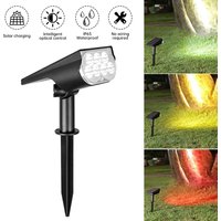 Ultra bright LED Solar Light Spotlights Outdoor Landscape Wall Light Waterproof 150° Adjustable Lawn Garden Yard Decor Lighting