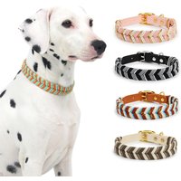 Pet Supplies Handmade Dog Collar Fashion Colorful Design Cat Neck Ring For Outdoor Walking Dog Collar High-End Adjustable Collar