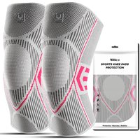 1/2 PC Professional Knee Support Compression Knee Sleeve Anti Slip Silicone Knee Braces for Knee Pain Meniscus Tear
