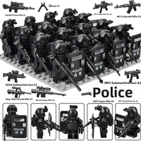 Military Special Forces Ghost Police Armed Figure Building Blocks Toy for Boys Assembly Required Special Operation Doll