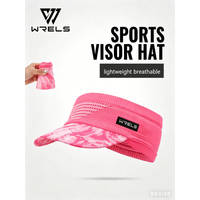AliExpress WRELS Anti-UV Empty Top Hat Breathable Quick-Drying Outdoor Sports Visor Caps Foldable Beach Golf Tennis Bicycle Sunshade Hat