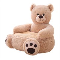 Small Panda Cartoon Sofa Chair Bear Duck Animal Soft Cartoon Lazy Sofa Cover Comfortable Ergonomic Living Room Lazy Sofa