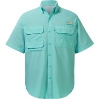 Bassdash Short Sleeve Fishing Dress Shirt Men Button Down Woven Outdoor UPF 50